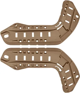 Replacement Add-on ARC Rails with NVG Bungee for HHV ATE Gen 1 & 2 Ballistic Helmet OPS Fast/XP High Cut Combat Helmet (Coyote Brown)