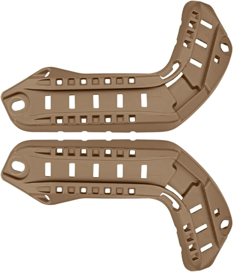Replacement Add-on ARC Rails with NVG Bungee for HHV ATE Gen 1 & 2 Ballistic Helmet OPS Fast/XP High Cut Combat Helmet (Coyote Brown)