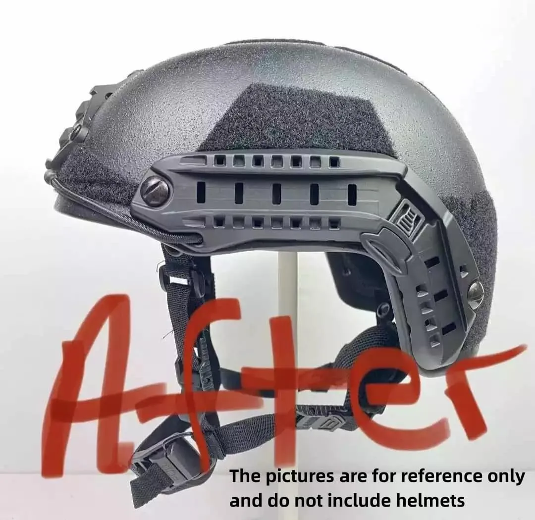 Replacement Add-on ARC Rails with NVG Bungee for HHV ATE Gen 1 & 2 Ballistic Helmet OPS Fast/XP High Cut Combat Helmet (Coyote Brown)