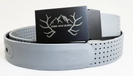 RISE AND SHED GRAY BELT BUCKLE