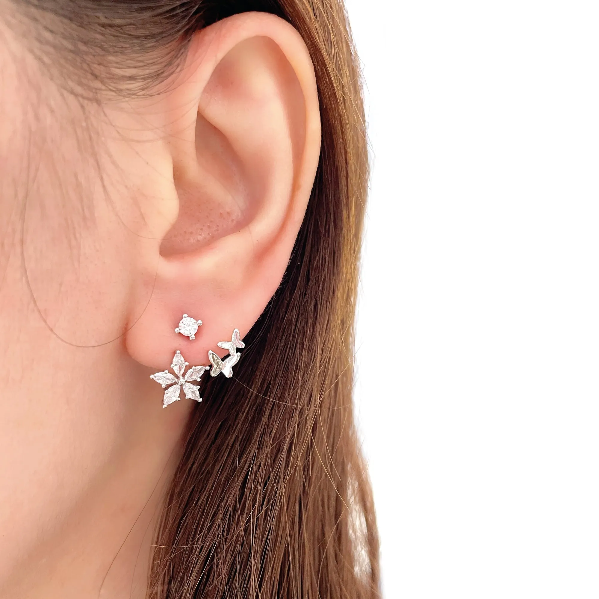 Rose Gold Cressida Earrings
