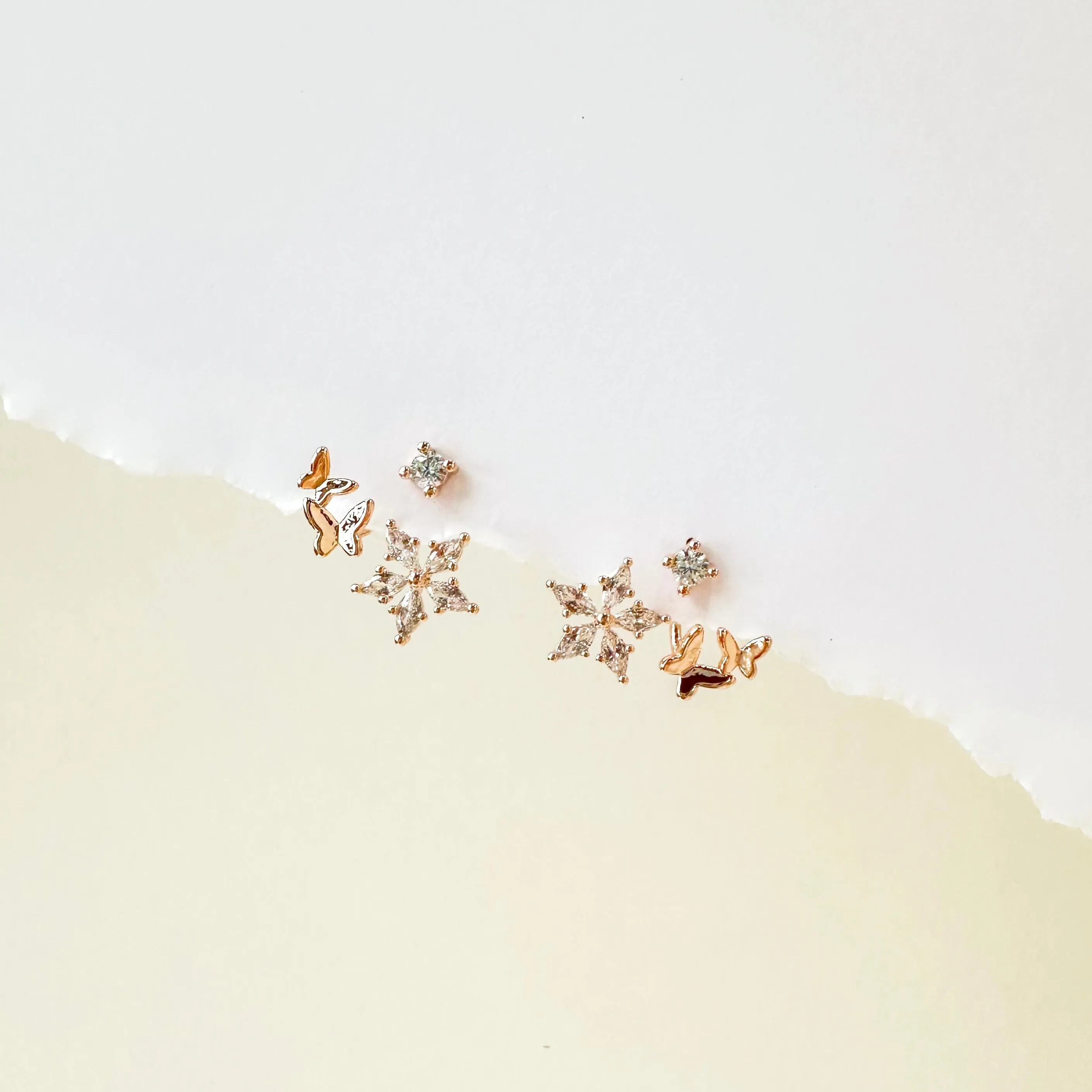 Rose Gold Cressida Earrings