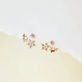 Rose Gold Cressida Earrings