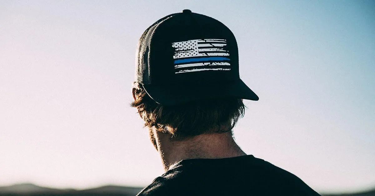 Tactical Pro Supply USA American Flag Snapback Hat for Men and Women | Embossed Logo Patriotic Mens Trucker Hats - US Flag