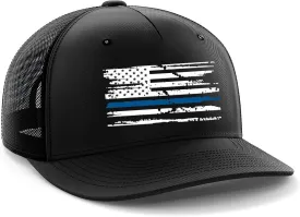 Tactical Pro Supply USA American Flag Snapback Hat for Men and Women | Embossed Logo Patriotic Mens Trucker Hats - US Flag