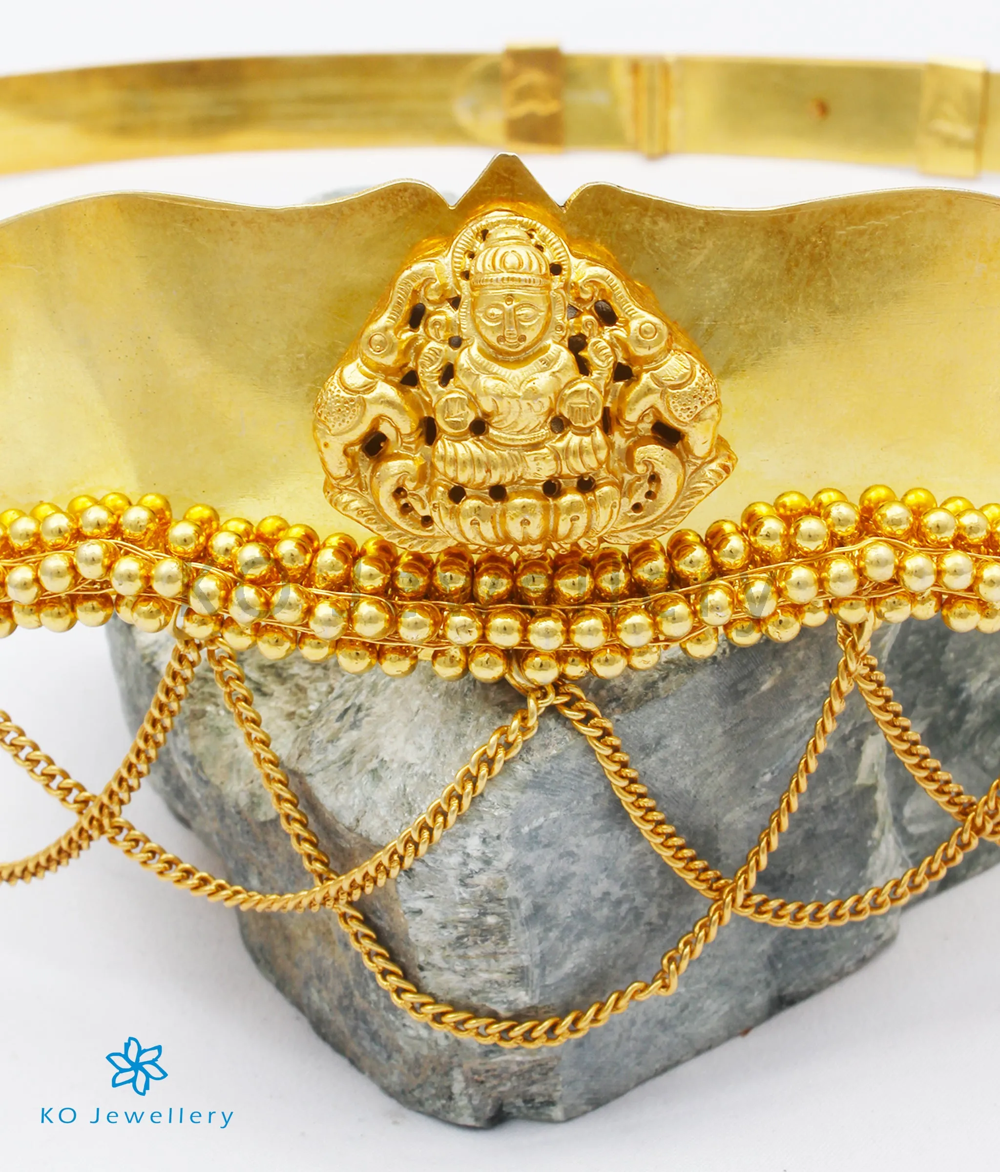 The Aishwarya Silver Oddiyanam Waist belt (Kids)