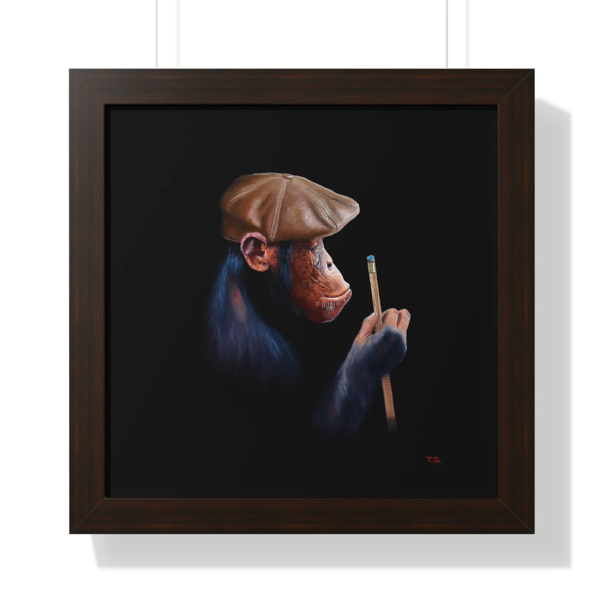 Tony South: "Hustle" Framed Poster