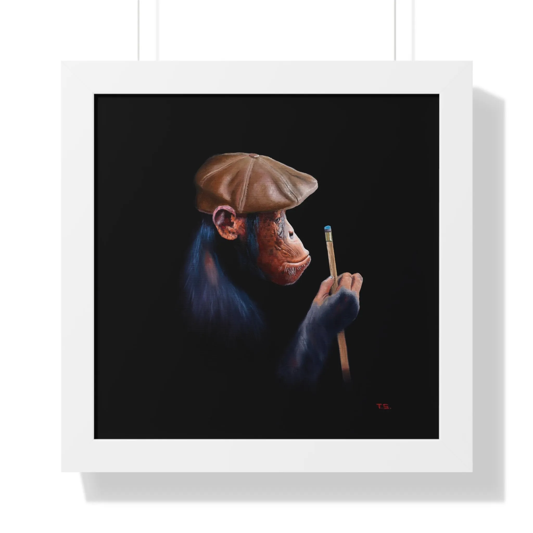 Tony South: "Hustle" Framed Poster