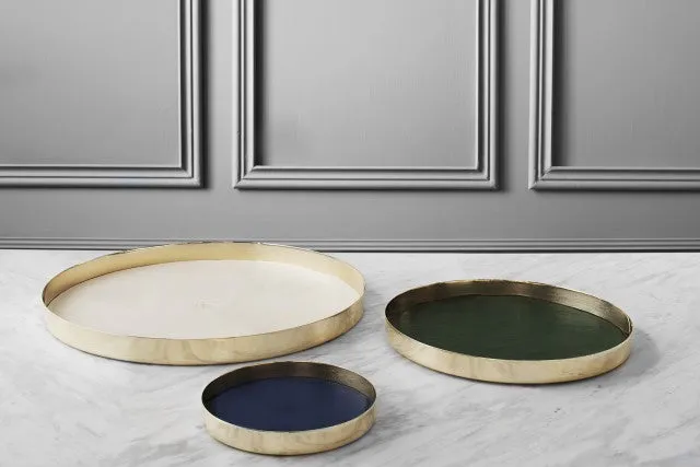 Tray | Karui | White Leather | Large
