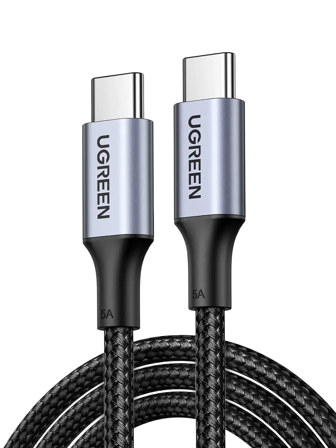 UGREEN 3M USB C to USB C Cable 100W Fast Charge USB C 2.0 5A PD Nylon Braided Compatible for MacBook Pro 2021 iPad Pro Samsung Galaxy S21 S20 Note 20 Dell XPS Pixel (90120)