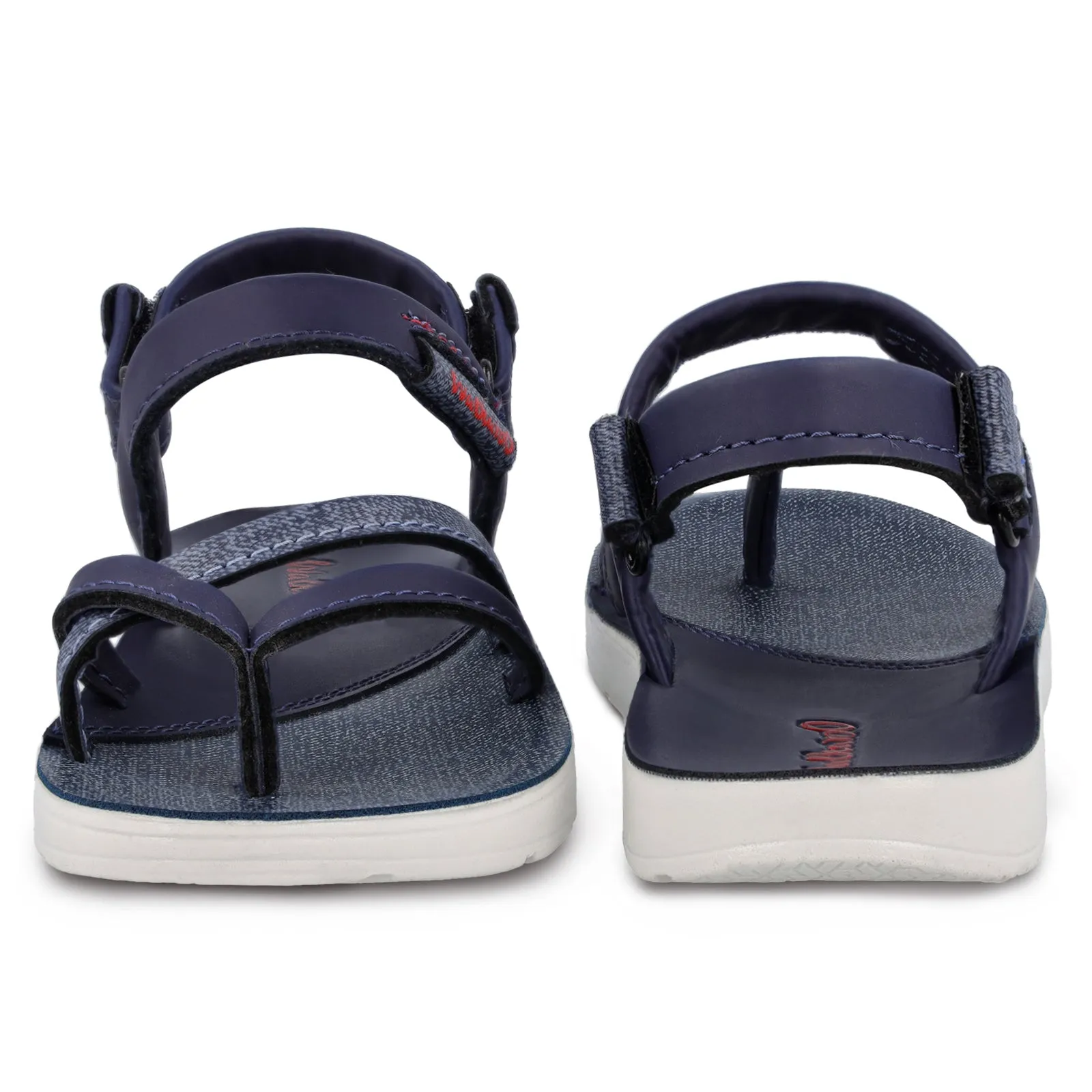 Walkaroo Kids Strappy Slide Sandals  - W5767 Blue Grey
