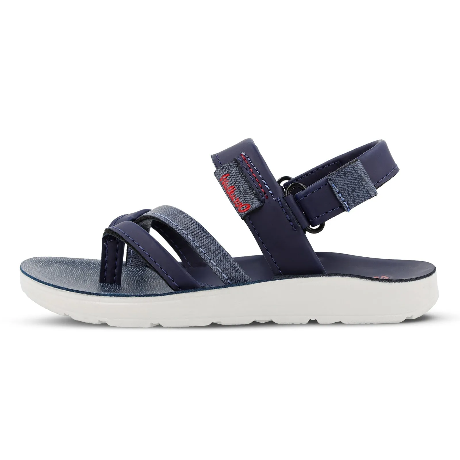 Walkaroo Kids Strappy Slide Sandals  - W5767 Blue Grey