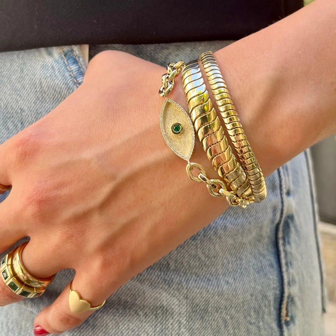 Wide Cobra Bracelet