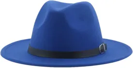 Women Fedora Hat Men Caps Solid Casual Hat Formal Panama Vintage Wide Brim Hat