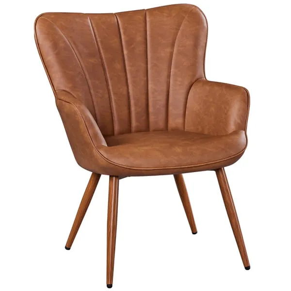 Yaheetech PU Leather Armchair