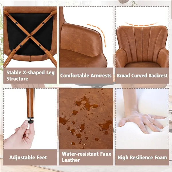 Yaheetech PU Leather Armchair