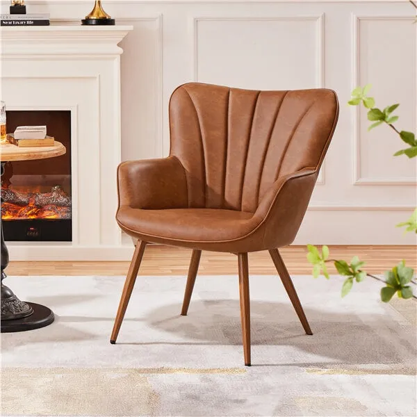 Yaheetech PU Leather Armchair