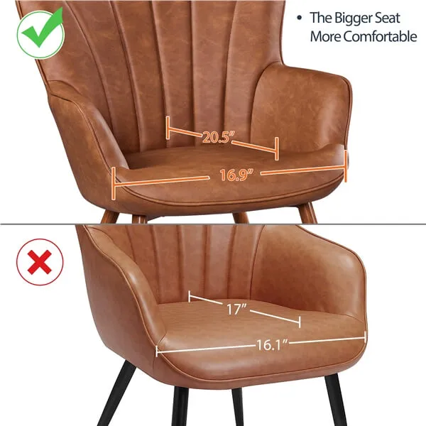 Yaheetech PU Leather Armchair